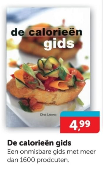 Promoties De calorieën gids - Huismerk - Boekenvoordeel - Geldig van 13/01/2024 tot 21/01/2024 bij BoekenVoordeel