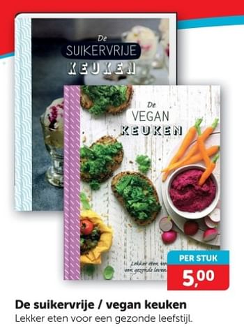 Promoties De suikervrije - vegan keuken - Huismerk - Boekenvoordeel - Geldig van 13/01/2024 tot 21/01/2024 bij BoekenVoordeel
