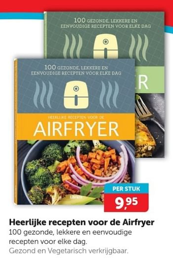 Promoties Heerlijke recepten voor de airfryer - Huismerk - Boekenvoordeel - Geldig van 13/01/2024 tot 21/01/2024 bij BoekenVoordeel