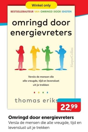 Promoties Omringd door energievreters - Huismerk - Boekenvoordeel - Geldig van 13/01/2024 tot 21/01/2024 bij BoekenVoordeel