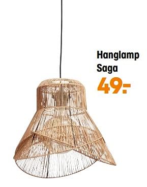 Promoties Hanglamp saga - Huismerk - Kwantum - Geldig van 15/01/2024 tot 24/01/2024 bij Kwantum