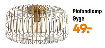 Promoties Plafondlamp gyge - Huismerk - Kwantum - Geldig van 15/01/2024 tot 24/01/2024 bij Kwantum