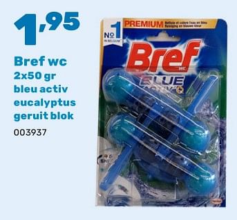 Promoties Bref wc bleu activ eucalyptus geruit blok - Bref - Geldig van 08/01/2024 tot 17/02/2024 bij Happyland