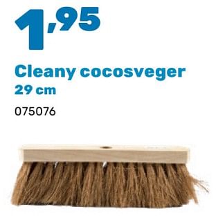 Promoties Cleany cocosveger - Cleany - Geldig van 08/01/2024 tot 17/02/2024 bij Happyland
