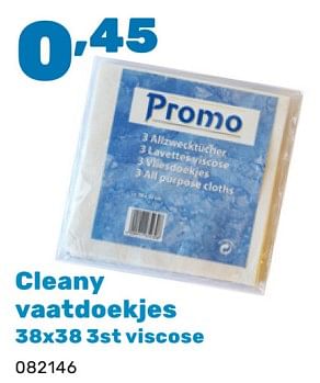 Promoties Cleany vaatdoekjes - Cleany - Geldig van 08/01/2024 tot 17/02/2024 bij Happyland
