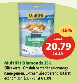 Promoties Multifit diamonds - Multifit - Geldig van 17/01/2024 tot 22/01/2024 bij Maxi Zoo