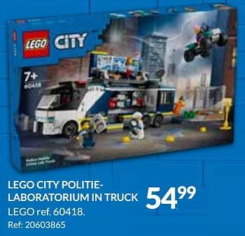 Promoties Lego city politielaboratorium in truck 60418 - Lego - Geldig van 15/01/2024 tot 04/02/2024 bij Fun