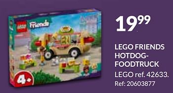 Promoties Lego friends hotdogfoodtruck 42633 - Lego - Geldig van 15/01/2024 tot 04/02/2024 bij Fun