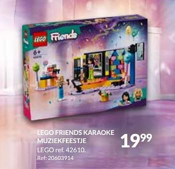 Promoties Lego friends karaoke muziekfeestje 42610 - Lego - Geldig van 15/01/2024 tot 04/02/2024 bij Fun
