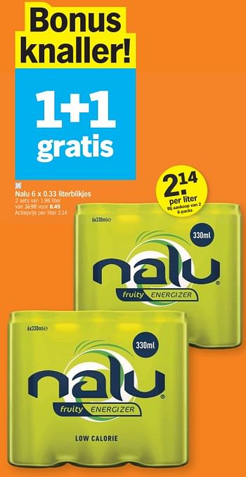 Promoties Nalu - Nalu - Geldig van 15/01/2024 tot 21/01/2024 bij Albert Heijn