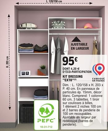 Promotions Kit dressing exto - Produit Maison - E.Leclerc - Valide de 09/01/2024 à 31/12/2024 chez E.Leclerc