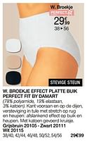 Promoties Broekje effect platte buik perfect fit by damart - Huismerk - Damart - Geldig van 02/01/2024 tot 30/06/2024 bij Damart