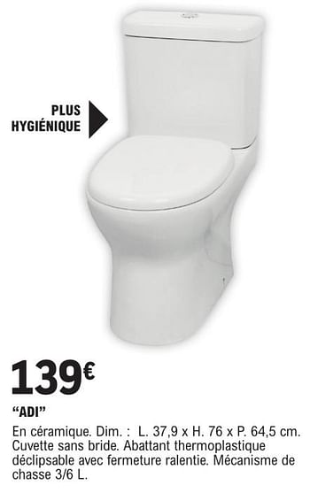 Lafiness kit douchette hygiénique WC