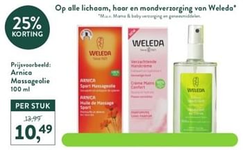 Promoties Arnica massageolie - Weleda - Geldig van 13/01/2024 tot 21/01/2024 bij Holland & Barret
