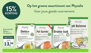 Promoties Detox+ - Physalis - Geldig van 13/01/2024 tot 21/01/2024 bij Holland & Barret