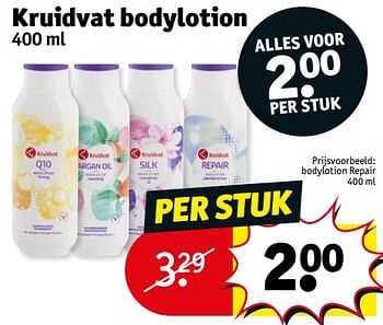 Promoties Bodylotion repair - Huismerk - Kruidvat - Geldig van 16/01/2024 tot 28/01/2024 bij Kruidvat