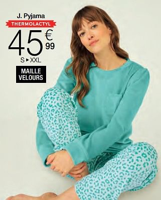 Promoties Pyjama - Huismerk - Damart - Geldig van 02/01/2024 tot 30/06/2024 bij Damart