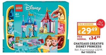 Promotions Chateaux creatifs disney princess - Lego - Valide de 17/01/2024 à 31/01/2024 chez Trafic