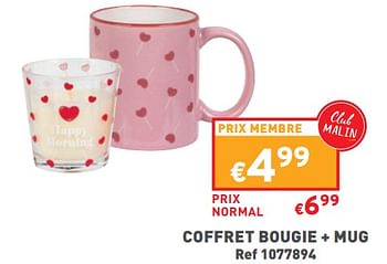 Promotions Coffret bougie + mug - Produit maison - Trafic  - Valide de 17/01/2024 à 31/01/2024 chez Trafic