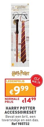 Promoties Harry potter accessoireset - Wizarding World - Geldig van 24/01/2024 tot 29/01/2024 bij Trafic