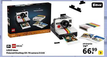 Promoties Lego ideas polaroid onestep sx-70 camera 21345 - Lego - Geldig van 01/01/2024 tot 28/01/2024 bij Intertoys