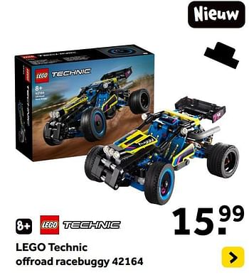 Promoties Lego technic offroad racebuggy 42164 - Lego - Geldig van 01/01/2024 tot 28/01/2024 bij Intertoys