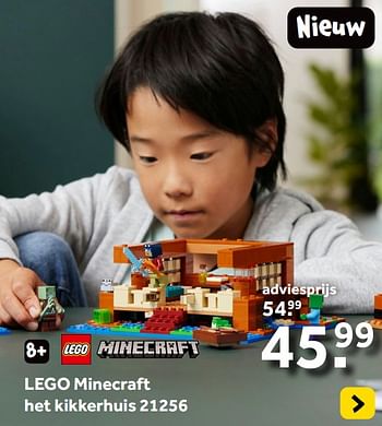 Promoties Lego minecraft het kikkerhuis 21256 - Lego - Geldig van 01/01/2024 tot 28/01/2024 bij Intertoys