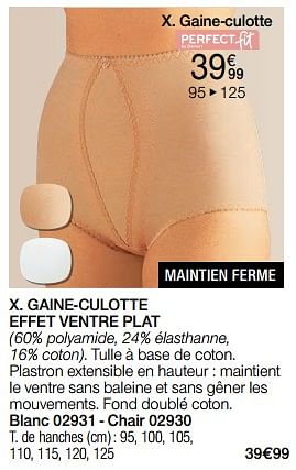 Promotions Gaine-culotte effet ventre plat - Produit Maison - Damart - Valide de 02/01/2024 à 30/06/2024 chez Damart