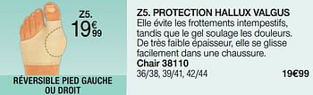 Promoties Protection hallux valgus - Epitact - Geldig van 02/01/2024 tot 30/06/2024 bij Damart