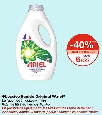 Ariel Lessive liquide original ariel - En promotion chez MonoPrix