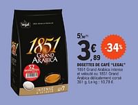 Malongo Dosettes de café malongo - En promotion chez Auchan Ronq