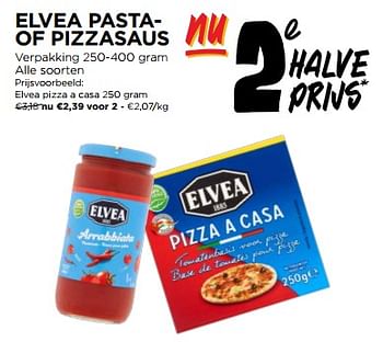 Promoties Elvea pizza a casa - Elvea - Geldig van 17/01/2024 tot 23/01/2024 bij Jumbo