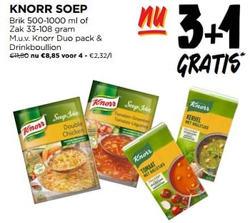 Promoties Knorr soep - Knorr - Geldig van 17/01/2024 tot 23/01/2024 bij Jumbo