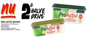 Promoties Pro activ boter original - Pro-Activ - Geldig van 17/01/2024 tot 23/01/2024 bij Jumbo