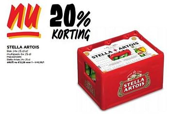 Promoties Stella artois - Stella Artois - Geldig van 17/01/2024 tot 23/01/2024 bij Jumbo