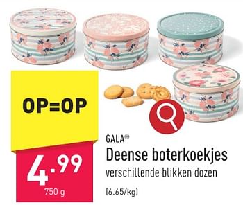 Promoties Deense boterkoekjes - Gala - Geldig van 19/01/2024 tot 20/01/2024 bij Aldi