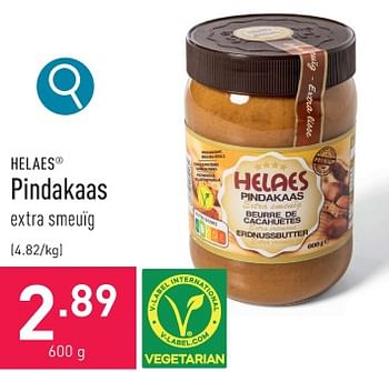 Promoties Pindakaas - Helaes - Geldig van 15/01/2024 tot 20/01/2024 bij Aldi