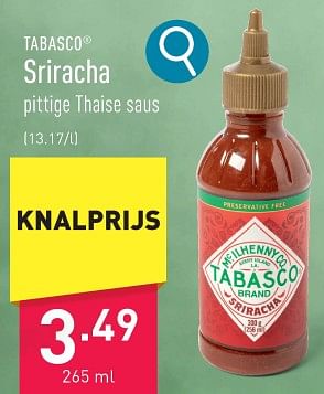 Promoties Sriracha - Mc Il Henny Co - Geldig van 17/01/2024 tot 20/01/2024 bij Aldi