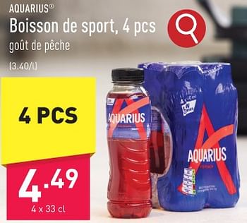 Promoties Boisson de sport - Aquarius - Geldig van 19/01/2024 tot 20/01/2024 bij Aldi