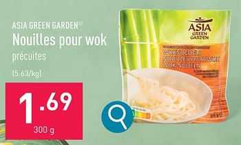 Promotions Nouilles pour wok - Asia Green Garden - Valide de 17/01/2024 à 20/01/2024 chez Aldi