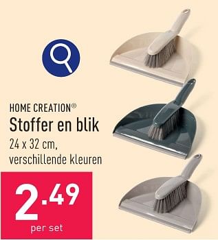 Promoties Stoffer en blik - HOME CREATION - Geldig van 20/01/2024 tot 20/01/2024 bij Aldi