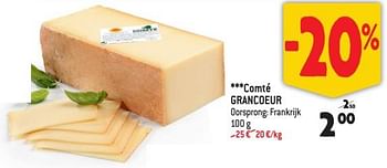 Promoties Comté grancoeur - Grancoeur - Geldig van 17/01/2024 tot 23/01/2024 bij Match