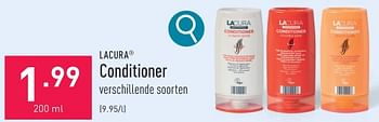 Promoties Conditioner - LACURA - Geldig van 22/01/2024 tot 27/01/2024 bij Aldi