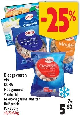 Promoties Diepgevroren vis cora - Huismerk - Match - Geldig van 17/01/2024 tot 23/01/2024 bij Match