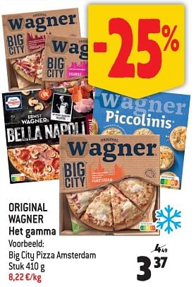 Promoties Original wagner big city piza amsterdam - Original Wagner - Geldig van 17/01/2024 tot 23/01/2024 bij Match