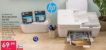 Promoties Hp deskjet 4110e all-in-one-printer met wif - HP - Geldig van 22/01/2024 tot 27/01/2024 bij Aldi