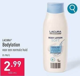 Promoties Lacura® bodylotion - LACURA - Geldig van 22/01/2024 tot 27/01/2024 bij Aldi