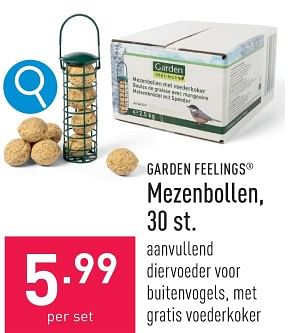 Promoties Mezenbollen - Garden Feelings - Geldig van 22/01/2024 tot 27/01/2024 bij Aldi