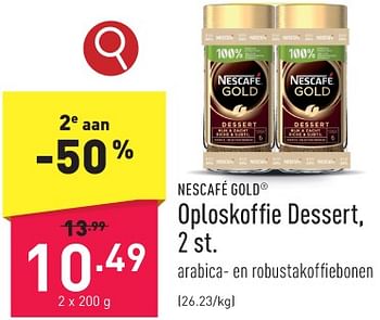 Promoties Oploskoffie dessert - Nescafe - Geldig van 22/01/2024 tot 27/01/2024 bij Aldi