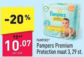 Promoties Pampers premium protection maat 3 - Pampers - Geldig van 22/01/2024 tot 27/01/2024 bij Aldi